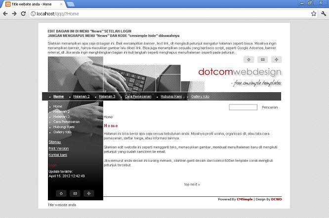 koleksi tema website