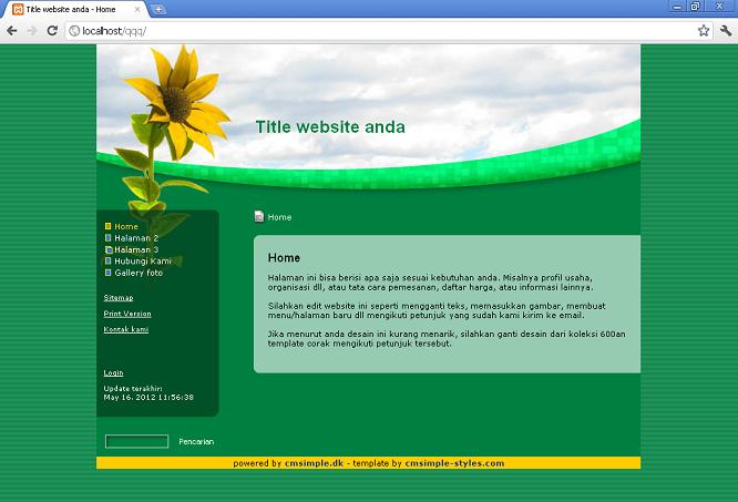 koleksi tema website