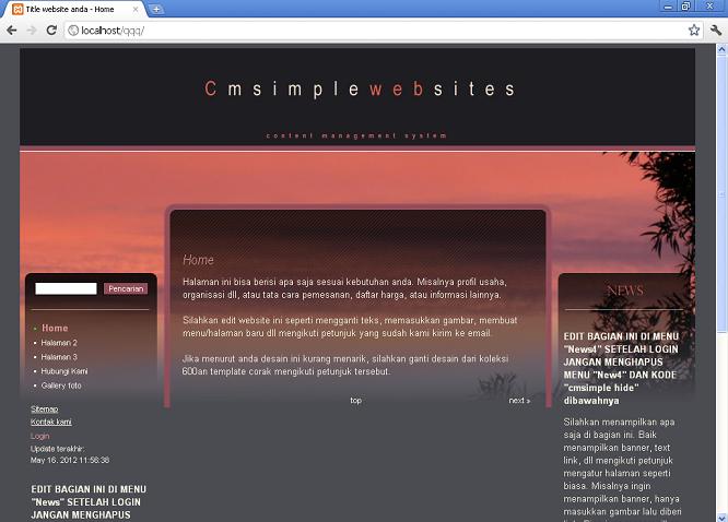 koleksi tema website