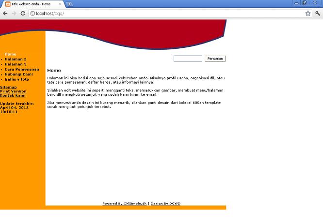 koleksi tema website