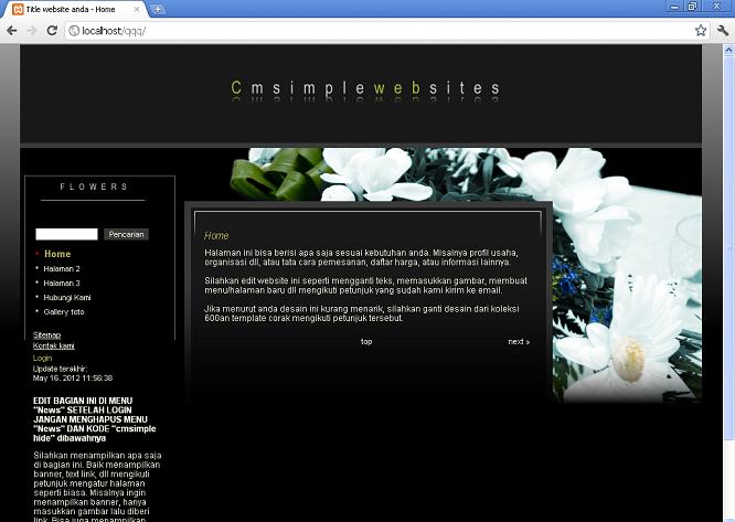koleksi tema website