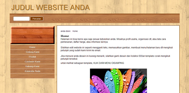 koleksi tema website