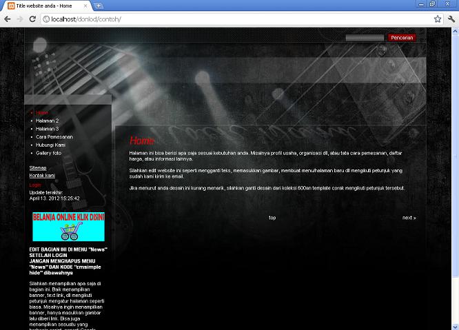koleksi tema website