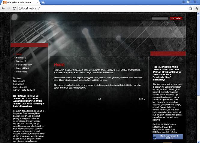 koleksi tema website