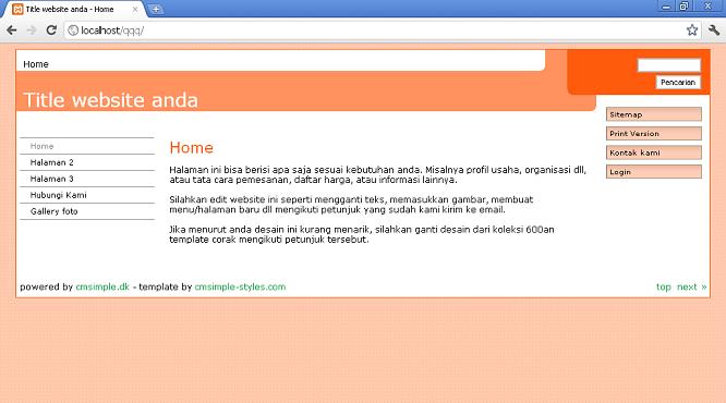 koleksi tema website