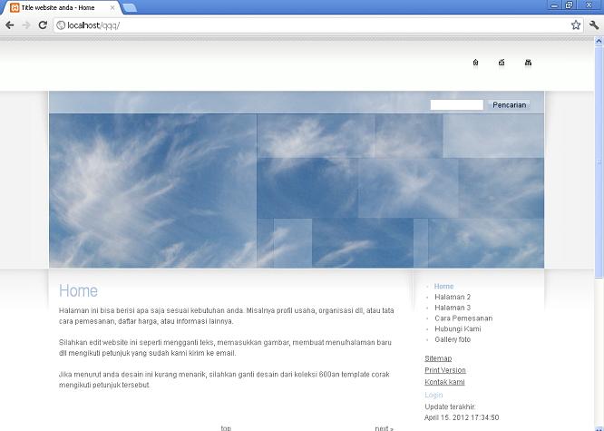 koleksi tema website