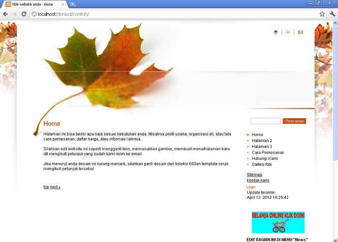 koleksi tema website