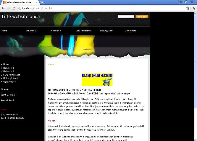 koleksi tema website