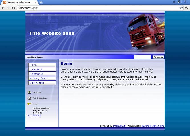koleksi tema website