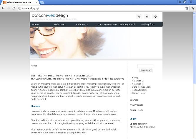 koleksi tema website