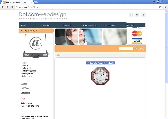 koleksi tema website