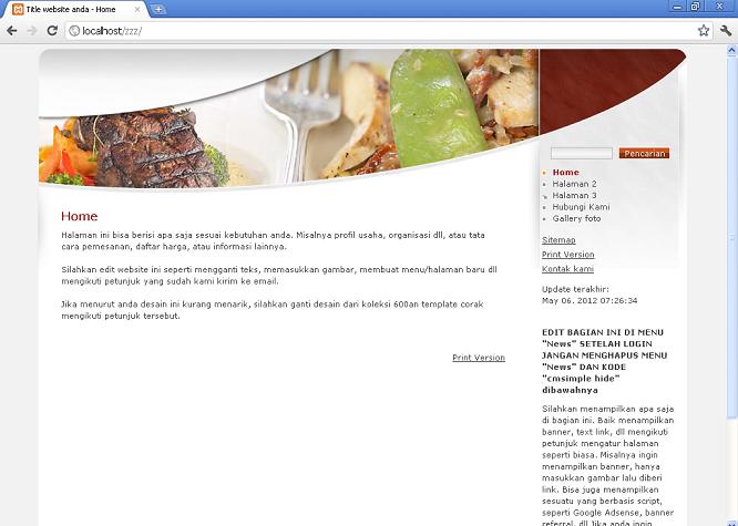 koleksi tema website