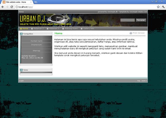koleksi tema website