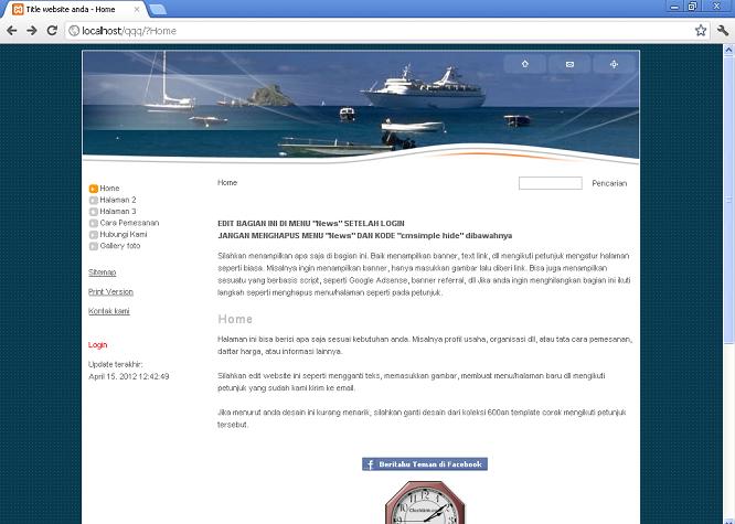 koleksi tema website