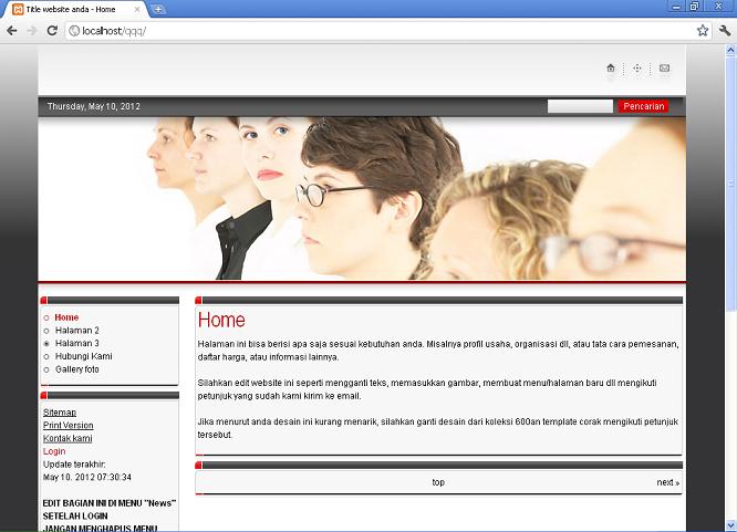 koleksi tema website