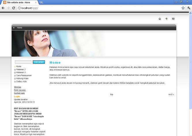 koleksi tema website