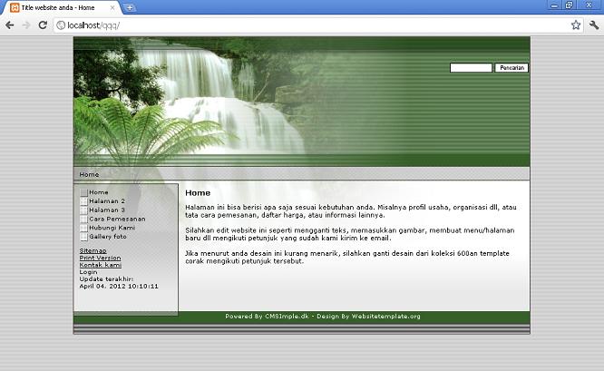 koleksi tema website