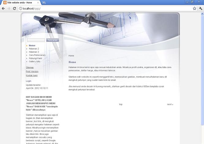 koleksi tema website