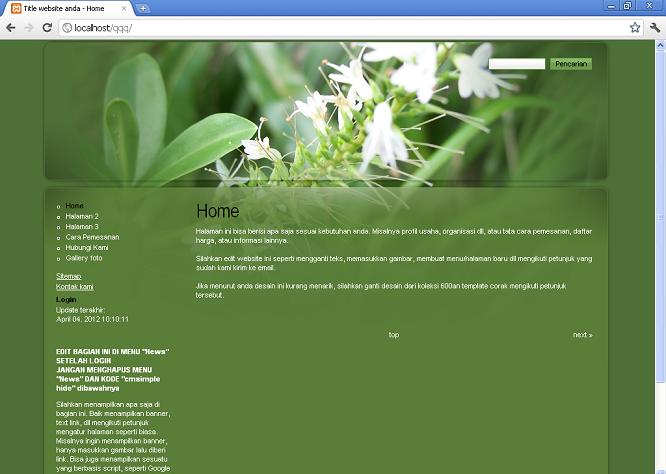 koleksi tema website