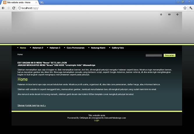 koleksi tema website