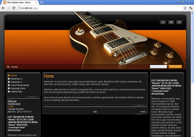 koleksi tema website