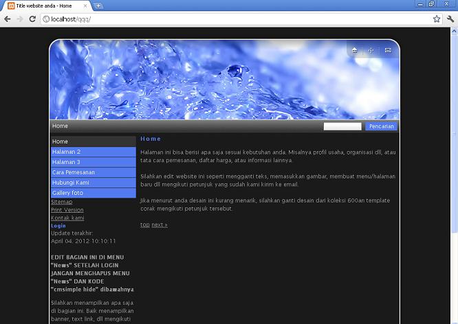 koleksi tema website
