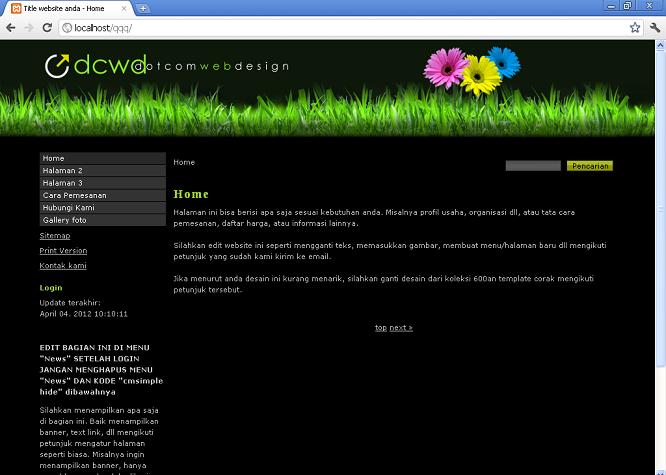 koleksi tema website