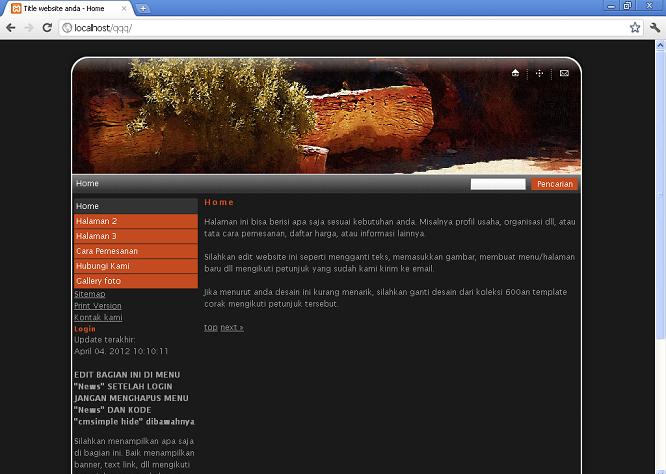 koleksi tema website
