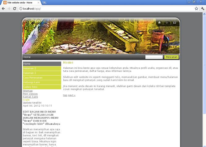 koleksi tema website