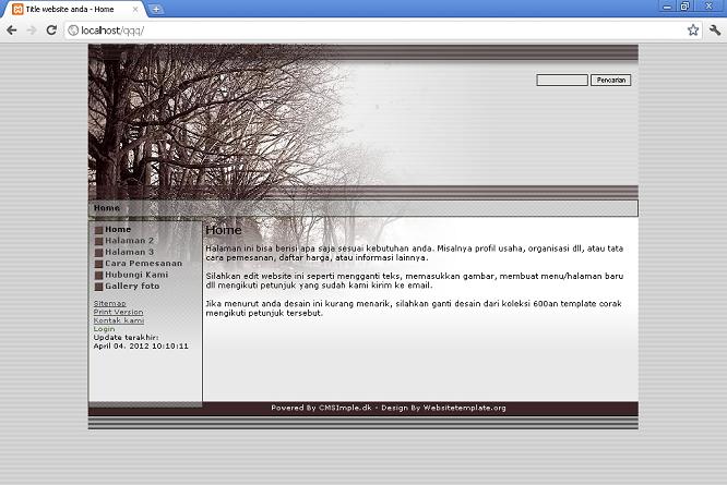 koleksi tema website
