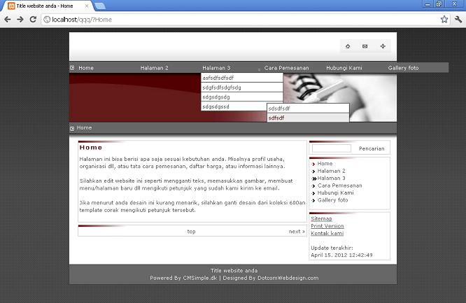 koleksi tema website