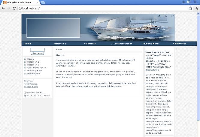 koleksi tema website