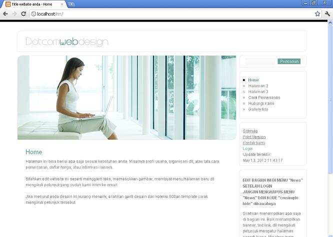 koleksi tema website