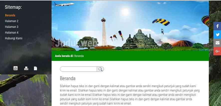 koleksi tema website