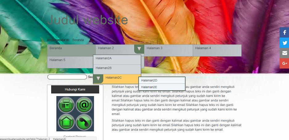 koleksi tema website