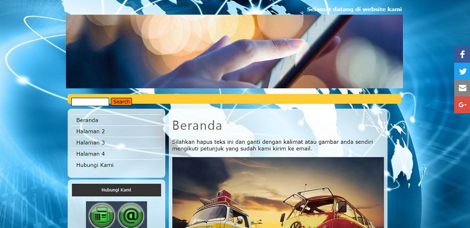 koleksi tema website