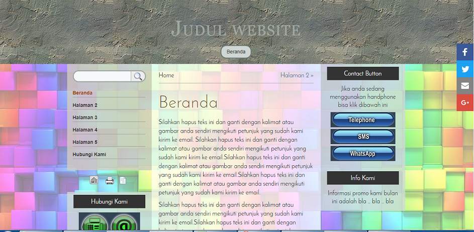 koleksi tema website