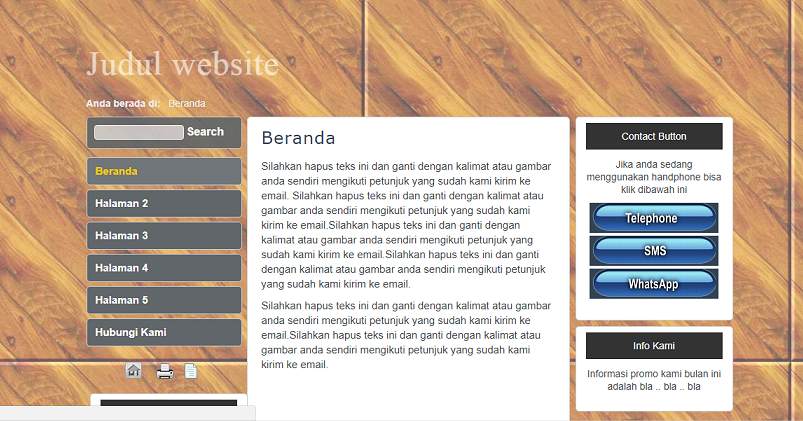koleksi tema website