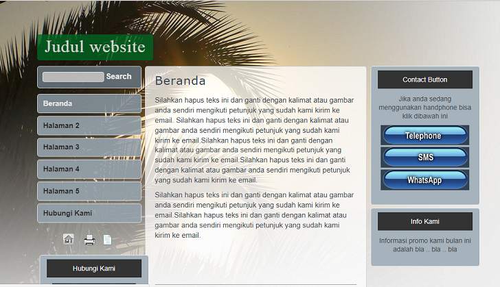 koleksi tema website