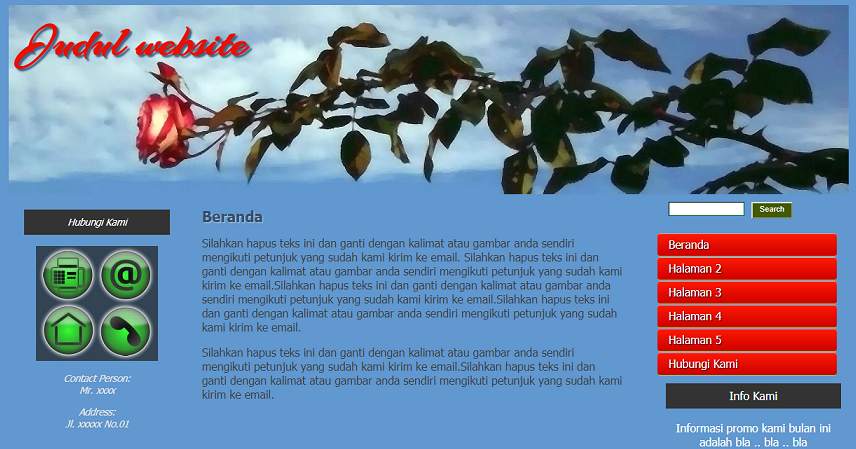 koleksi tema website