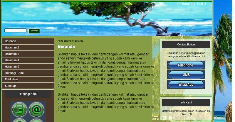 koleksi tema website