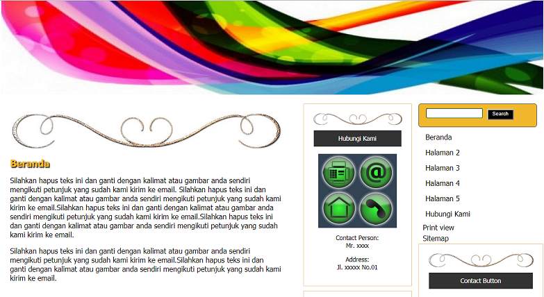 koleksi tema website