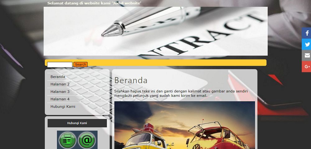 koleksi tema website