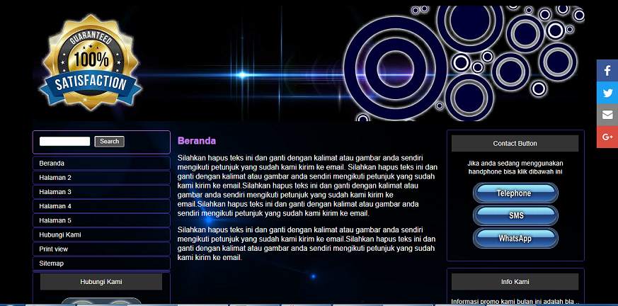 koleksi tema website