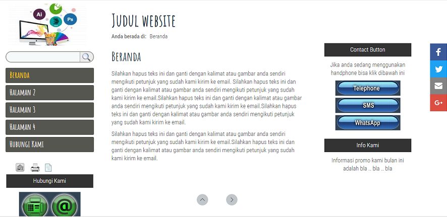koleksi tema website