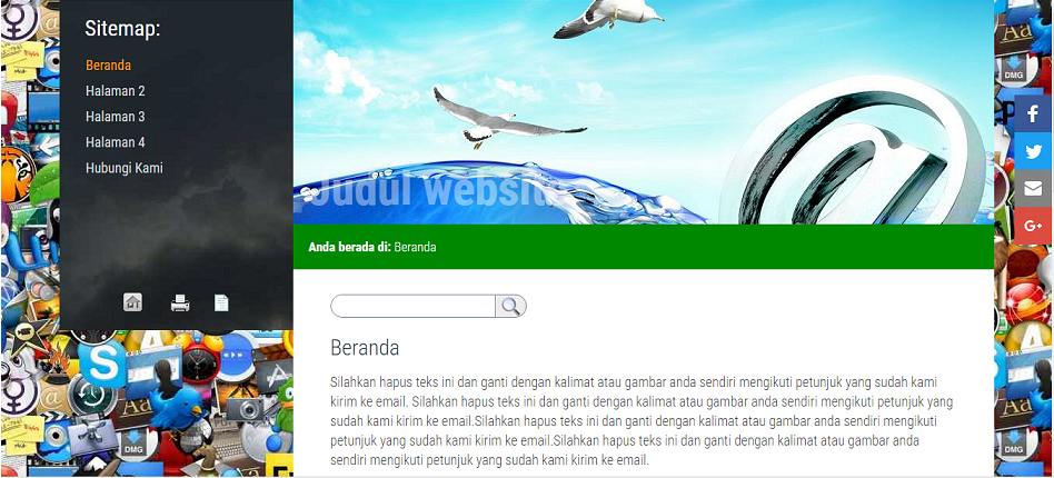 koleksi tema website